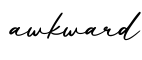 单词awkward书写