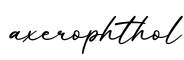 单词axerophthol书写