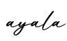 单词ayala书写