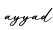 单词ayyad书写