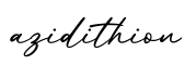 单词azidithion书写