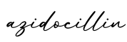 单词azidocillin书写