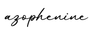 单词azophenine书写