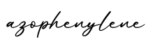 单词azophenylene书写