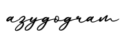 单词azygogram书写