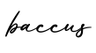 单词baccus书写