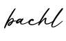 单词bachl书写