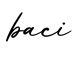 单词baci书写