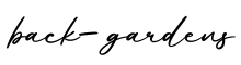 单词back-gardens书写