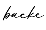 单词backe书写