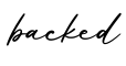 单词backed书写