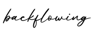 单词backflowing书写
