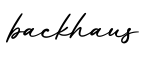 单词backhaus书写