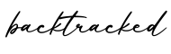 单词backtracked书写