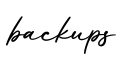 单词backups书写