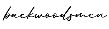 单词backwoodsmen书写