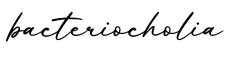 单词bacteriocholia书写