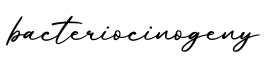 单词bacteriocinogeny书写