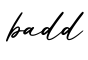 单词badd书写
