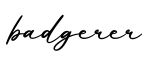 单词badgerer书写