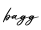 单词bagg书写