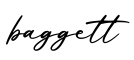 单词baggett书写