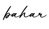 单词bahar书写