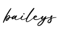 单词baileys书写