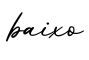 单词baixo书写