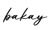 单词bakay书写