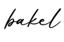单词bakel书写
