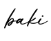 单词baki书写