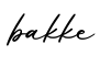 单词bakke书写