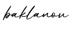 单词baklanov书写