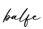 单词balfe书写