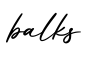 单词balks书写