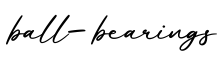 单词ball-bearings书写