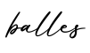 单词balles书写