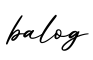 单词balog书写