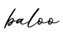 单词baloo书写