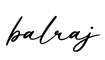 单词balraj书写
