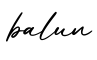 单词balun书写