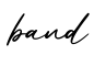 单词band书写
