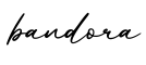 单词bandora书写