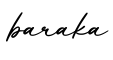 单词baraka书写