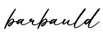 单词barbauld书写