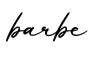 单词barbe书写