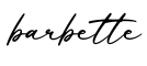 单词barbette书写