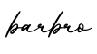 单词barbro书写