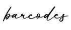 单词barcodes书写